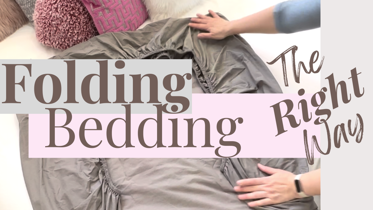 Folding Bedding The RIGHT Way The Simple Home Journey